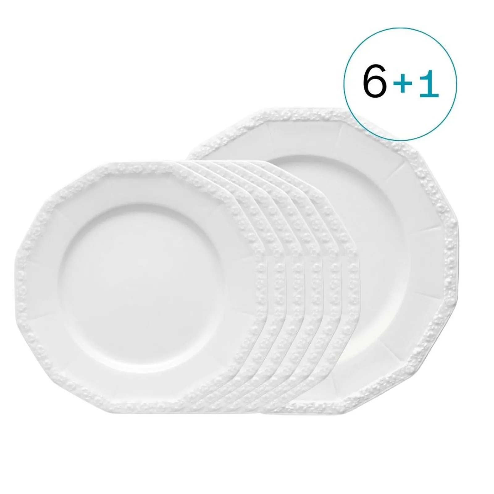 Clearance Rosenthal 6 x Speiseteller 26 cm + Platte 31 cm geschenkt