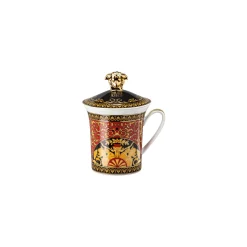 New Versace Becher mit Deckel / 30 Years