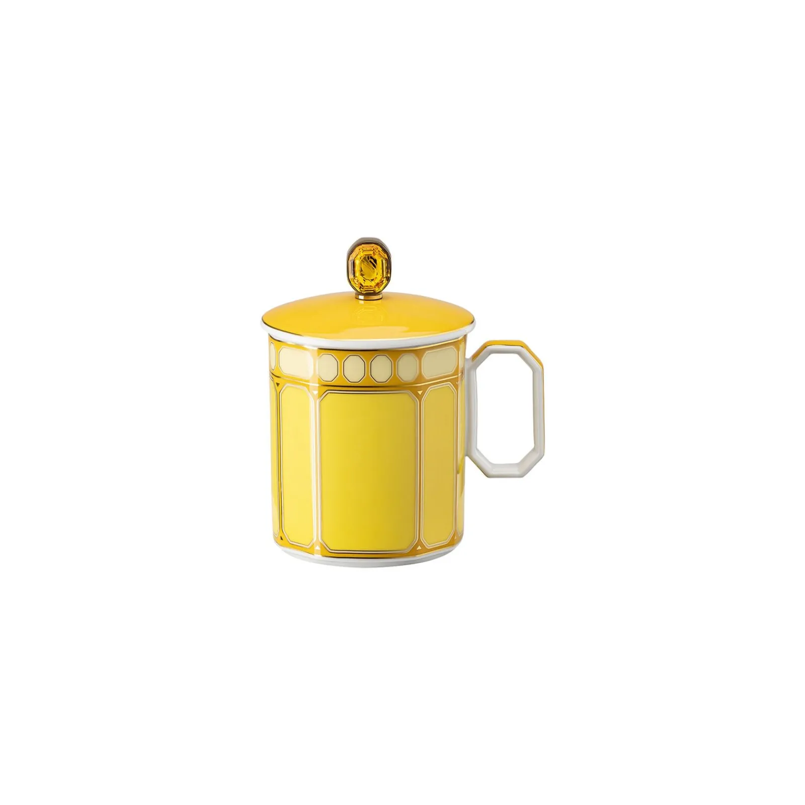 Outlet Swarovski x Rosenthal Becher mit Henkel mit Deckel