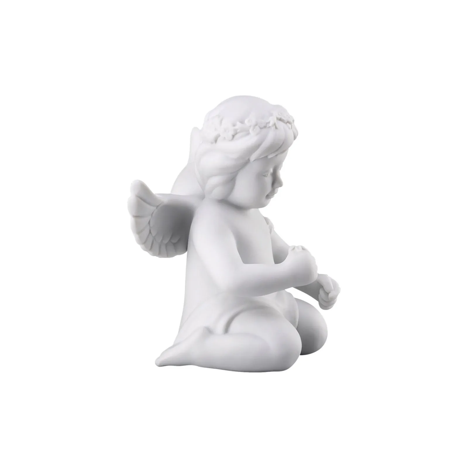 Hot Rosenthal Engel mit Blumenkranz