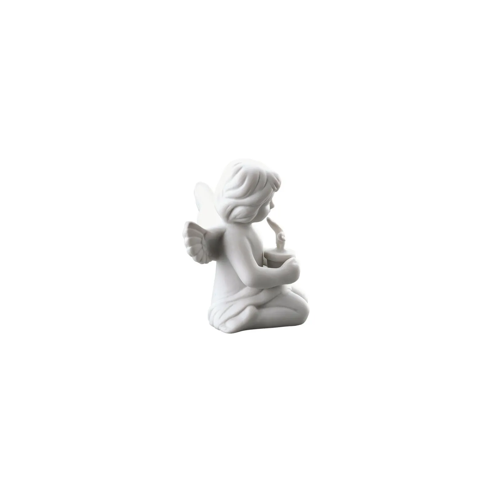 Online Rosenthal Engel mit Blumentopf