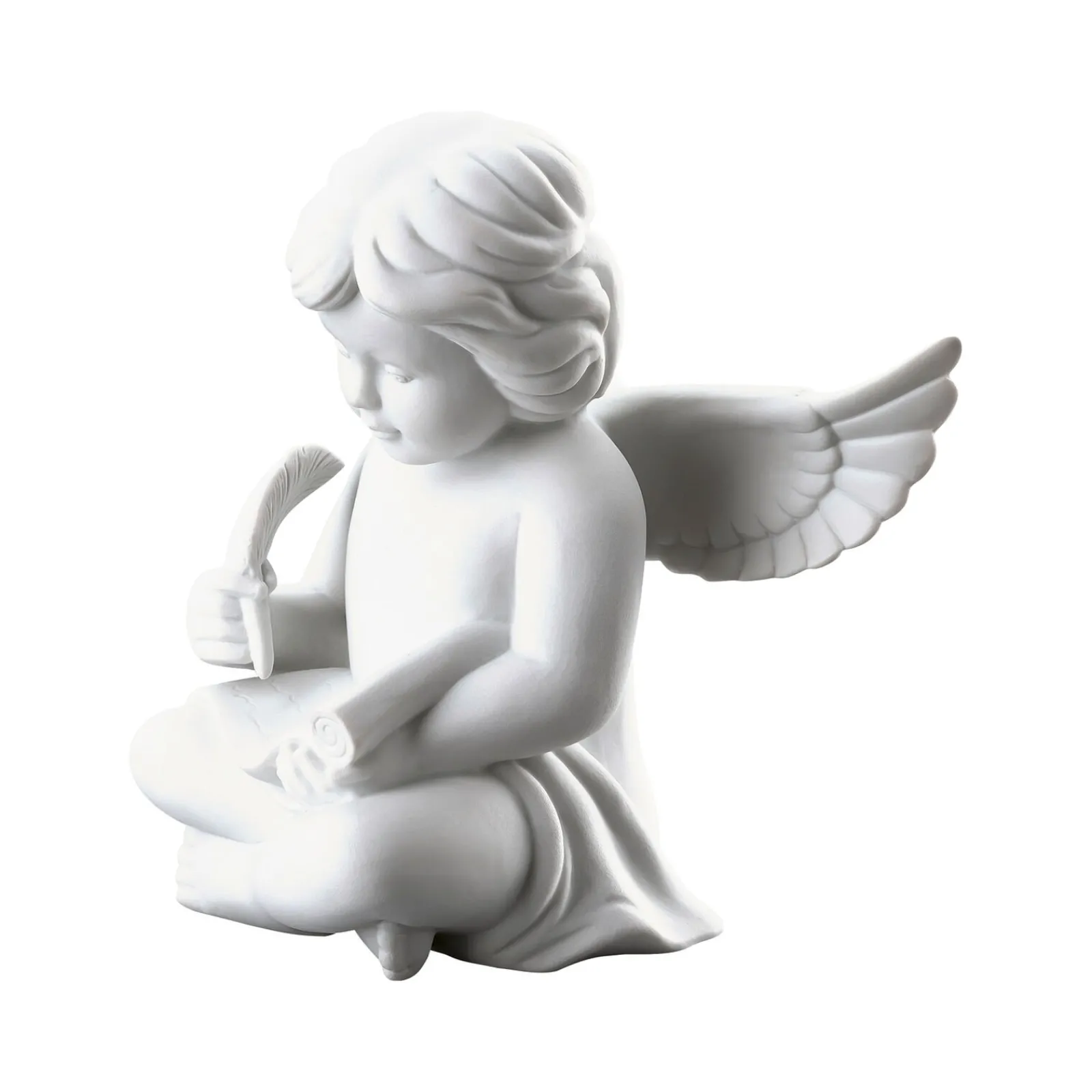 Best Rosenthal Engel mit Schriftrolle