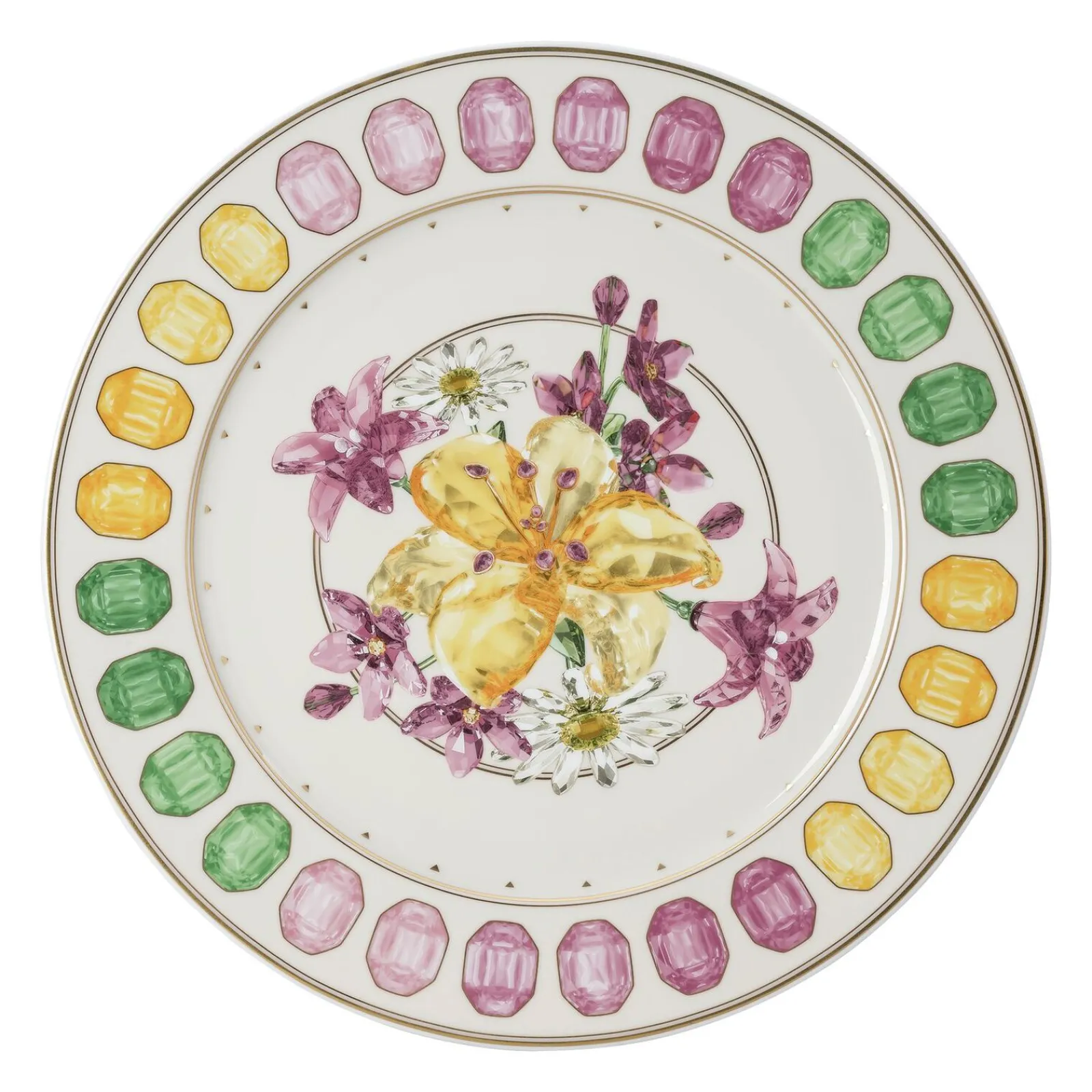 Best Swarovski x Rosenthal Platzteller 33 cm