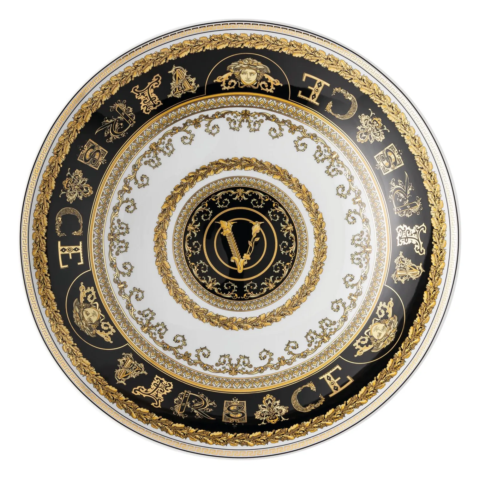 Hot Versace Schale auf Fuß 35 cm
