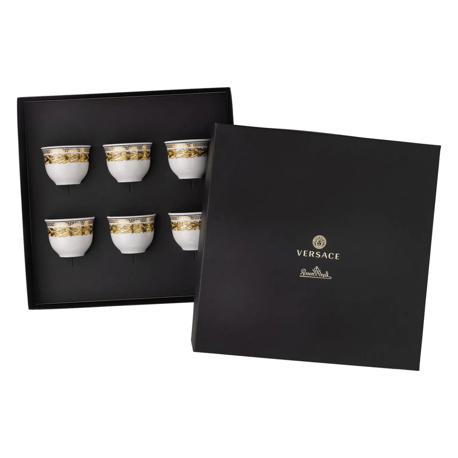 New Versace Set 6 Becher klein ohne Henkel