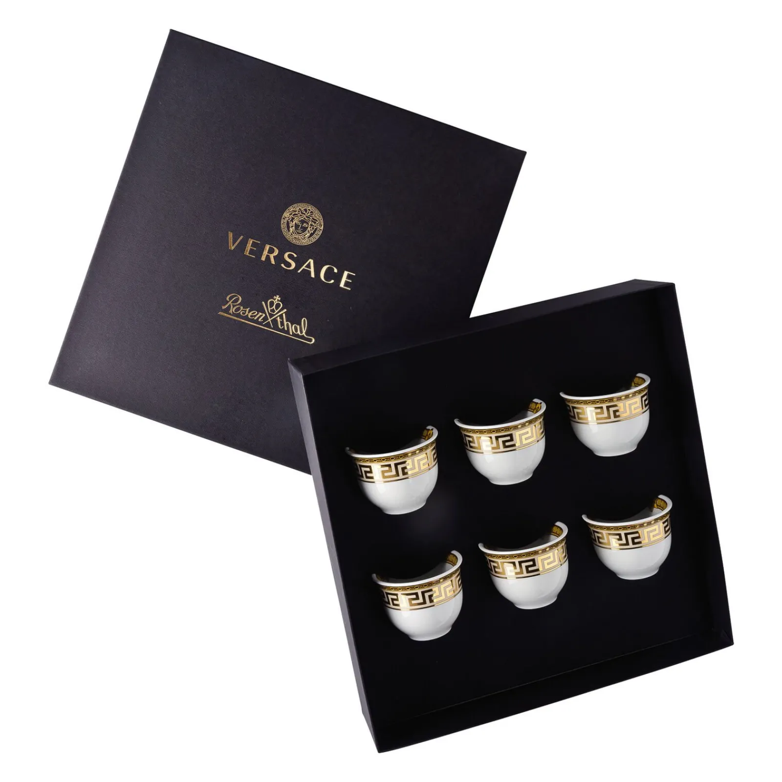 Clearance Versace Set 6 Becher klein ohne Henkel