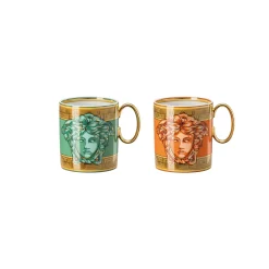 New Versace Set 2 Becher mit Henkel