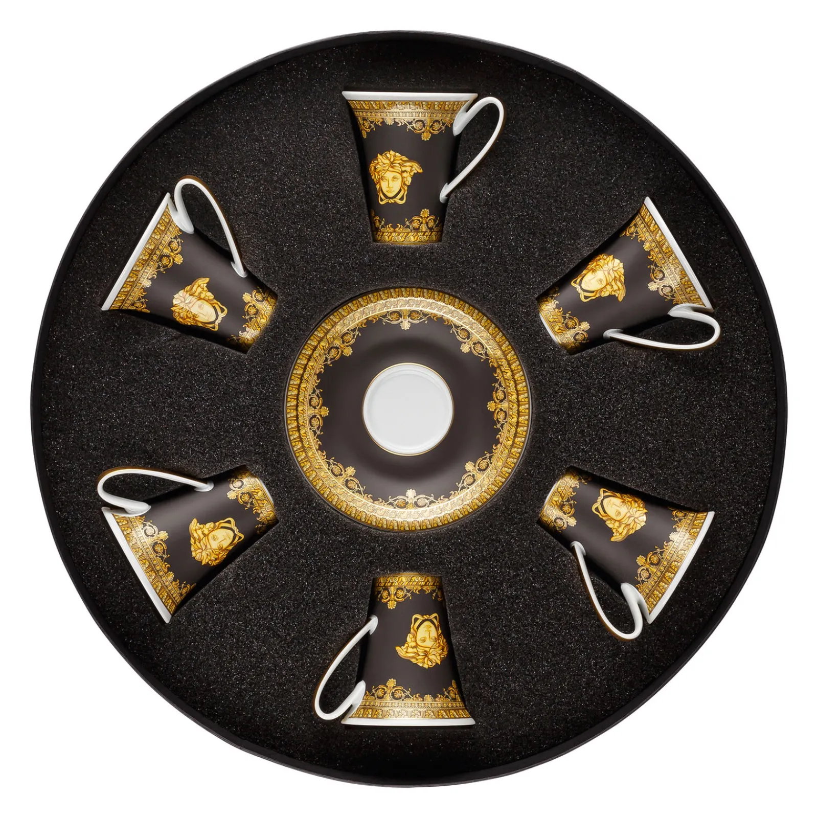 Versace Set 6 Espresso-/Mokkatassen