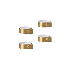 New Versace Set 4 Tischlichter