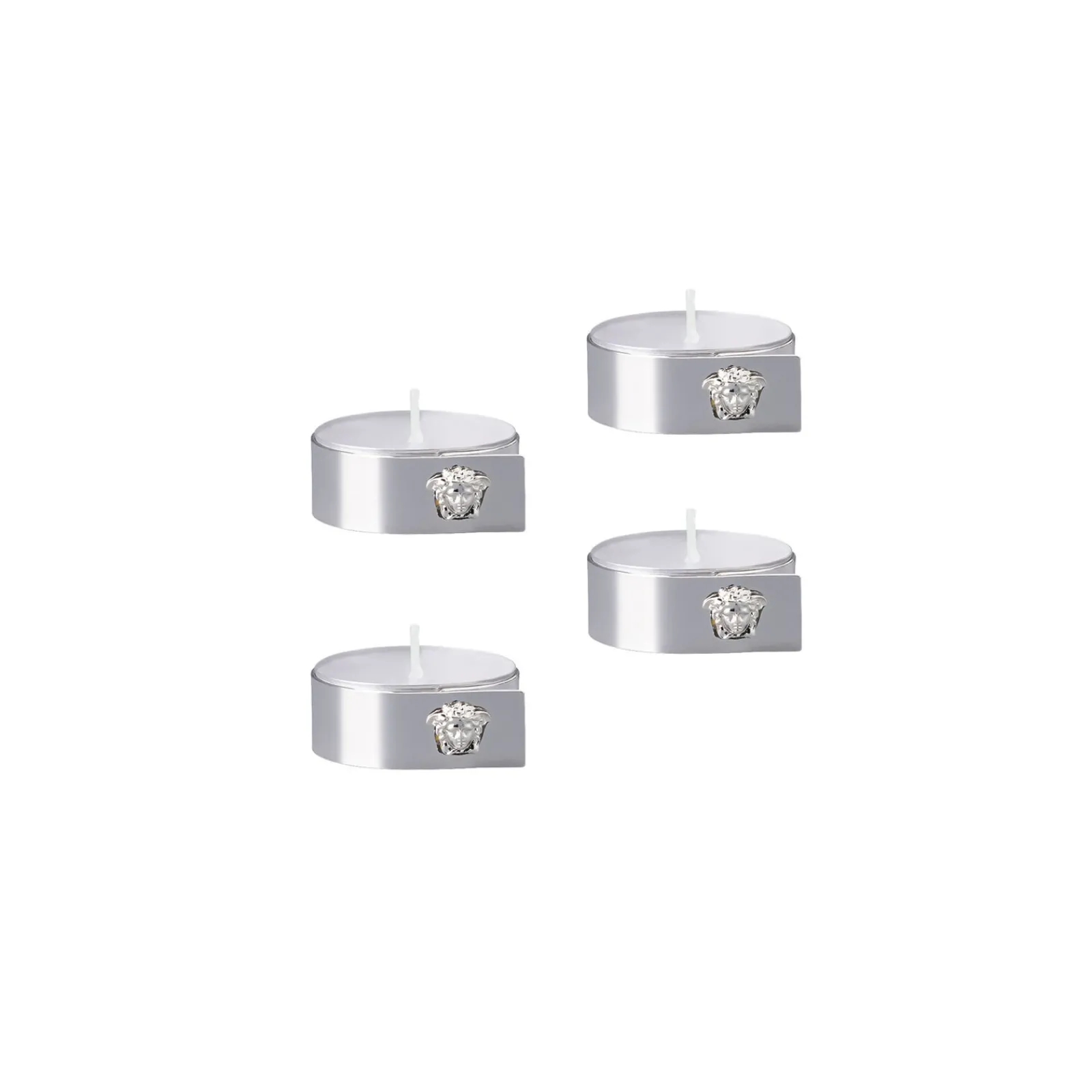 New Versace Set 4 Tischlichter
