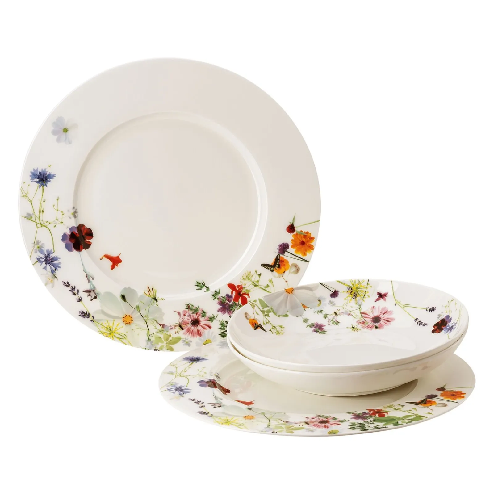 Best Rosenthal Set 4-tlg. mit Fahnen- und Couptellern