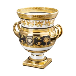 Sale Versace Vase auf Fuß 33 cm