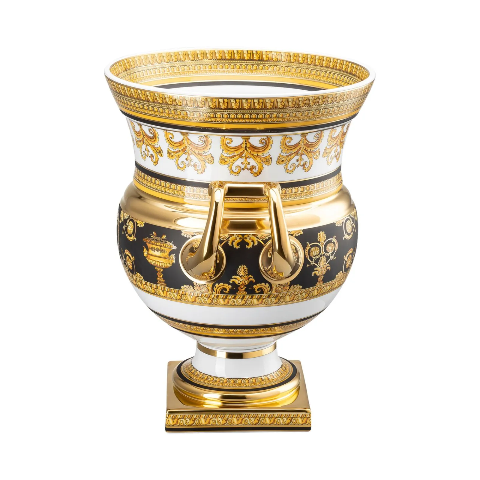 Sale Versace Vase auf Fuß 33 cm