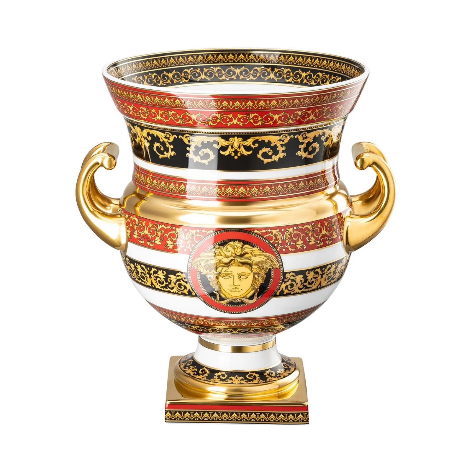 Versace Vase auf Fuß 33 cm